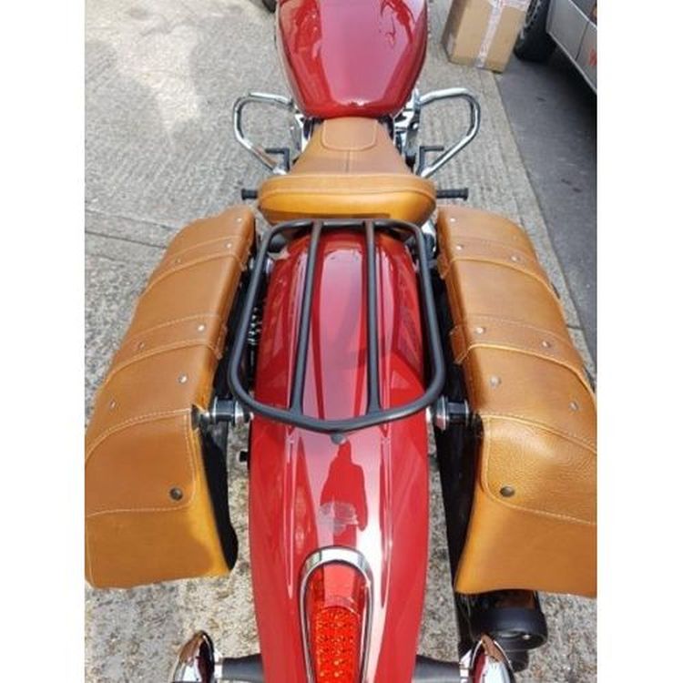 Luggage Rack for Indian Scout by Moore Speed Racing